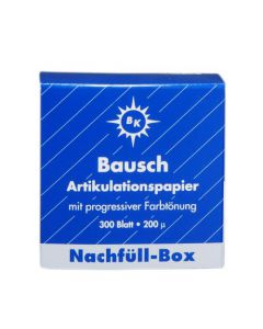 Bausch BK-1001 Artikulationspapier blau Nachfüllp.