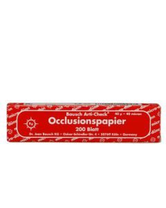 Bausch BK-10 Occlusionspapier rot
