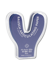 Bausch BK-03 Artikulationspapier blau