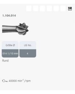 Komet Bohrer HS 1.104.014
