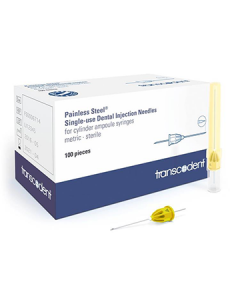 transcodent Injektionskanülen ZA 27G 0.4x42mm gelb