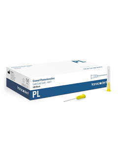 Transcoject Canules à pâte Luer 20G 0,9x23mm jaune