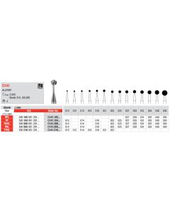 Edenta fraises chirurgie C141.206.014
