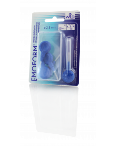 Emof. bross. interdentaires Ø 2.5mm bleues-foncé