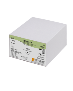 Resorba Resolon Monofil blau 5/0 DS-16