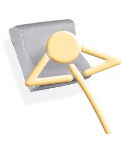 head&neck Nackenkissen Ersatzbezug hellgrau