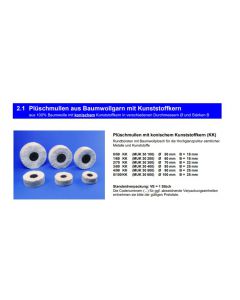 Polirapid Plüschmulle 0/50KK Ø50mm