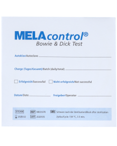 Melag Bioindicateur MELAcontrol Bowie & Dick Test