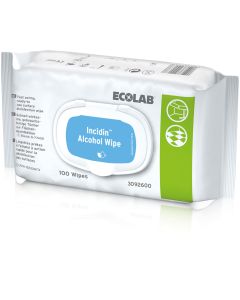 Ecolab Incidin Alcohol Wipes 20x20cm