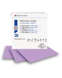 HS-Kofferdam latexfrei 6x6 lila/mittel